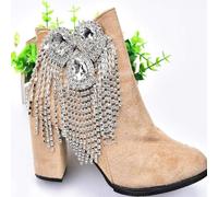 Gland Strass, Gland De Cristal Chaîne, épaulettes Gland épaulettes Goutte D'eau Shpaed Cristal Frange Strass Patchs Détachable Fer Gland Epaulettes Décoratives Vêtements Accessoires