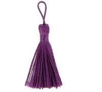 Glands embrases de rideaux 4 cm plusieurs coloris, à l'unité - Distrifil(...) - Violet (128) Violet (128) G