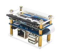 Glanhbnol Carte d'extension compatible pour OrangePi 0. Boîtier acrylique 2 W pour la protection et la mobilité. Solution pratique pour les observations expérimentales pour les scientifiques