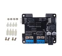 Glanhbnol Carte pilote de moteur pour Raspberry 4B/3B+ avec pilote empilé et en cascade et sortie 2 sorties 5 A Single Bridge PWM