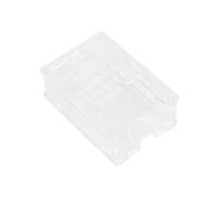 Glanhbnol Couvercle acrylique transparent pour RaspberryPi5. Conçu et ventilé avec précision. Prend en charge l'installation officielle des dissipateurs thermiques. Boîtier transparent pour carte de