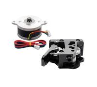 Glanhbnol Extrudeuse à double engrenage HGX LITE en acier trempé pour imprimante 3D CR10 Ender3 - Efficacité d'impression accrue