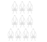 Glanhbnol Lot de 10 mangeoires pour oiseaux - Jouet pour perroquet - Pour petites cages à oiseaux - Friandises multifonctionnelles - Porte-fruits