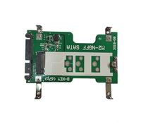 Glanhbnol NGFF vers SATA3 M.2 Carte adaptateur carte mère 2 5 SSD Solid Drive Box Support Platine Vis en acier inoxydable