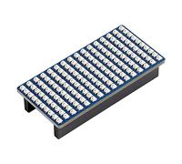 Glanhbnol Pour carte d'extension LED Perles de lampe colorées 16 x 10 Socle de module Rp2040 Carte 5 V 16 x 10 Module LED pleine couleur pour RPI RP2040