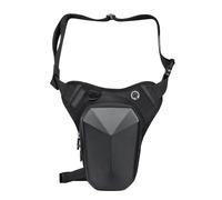 Glanhbnol Sac de cuisse en cuir PU et polyester pour motards, aventure, équitation, activités de plein air, unisexe