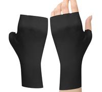 Glants du demi-doigt en blocage - Mesdames UV de défense UV, accessoire d'usure ventilée | Mitts de sport élastiques avec un ajustement confortable pour la conduite en plein air, la course, la forme p