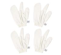 Glants Garshana, 2 paires gants lymphatiques doux avec manchette élastique, outils d'exfoliation du corps réutilisables..