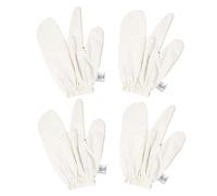 Glants Garshana pour le système lymphatique, gants de Garshana, 2 paires lymphatiques doux avec manchette élastique, outils d'exfoliation du corps réutilisables