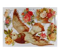 Glanzbilder EF 7066 GWI 702 Colombe Fleur Paix Paix Pêche Pêche Décoration