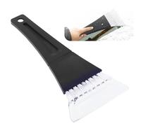 Glanzend Grattoir à glace de voiture, grattoir à glace pour l'hiver, grattoir à glace efficace, rapide, sans effort et doux, grattoir à neige stable, efficace et sûr pour voiture - Noir