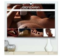 Glanzperlen - Wassertropfen auf nackter Haut (hochwertiger Premium Wandkalender 2026 DIN A2 quer), Kunstdruck in Hochglanz: Glitzerndes Wasser auf nacktem Körper in der erotischen Fotografie