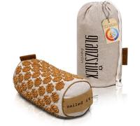 Glanzstück Berlin Health Collection Coussin de nuque en lin durable pour acupression contre les douleurs cervicales, les tensions et les maux de tête HWS