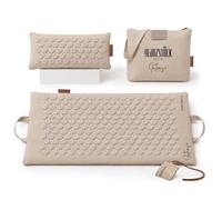 Glanzstück Berlin® Tapis d'Acupression XL Intense - Set avec Coussin, Sac & Rosace de Voyage, 6 850 Pointes à Géométrie Plus Affûtée pour une Stimulation Intense en Profondeur | 72 × 42 cm