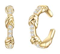 Glanzstücke München Boucles d'oreilles or / blanc, Taille One Size
