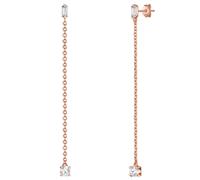 Glanzstücke München Boucles d'oreilles or rose / transparent, Taille One Size