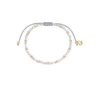 Glanzstücke München Bracelet jaune d'or / blanc perle, Taille One Size
