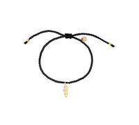 Glanzstücke München Bracelet jaune d'or / noir, Taille One Size