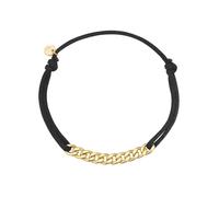 Glanzstücke München Bracelet jaune d'or / noir, Taille One Size