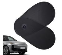 Glare Shield UV Rays Protection - Car Sun Shade Side Window Foldable Strong Suction Removable Shield for Family Vehicle Truck Van Driver Travel Road Trip Camping with Design | Convenient Sun S