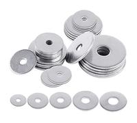Glarks 100 pièces M8 x 25 mm grandes rondelles Fender en acier inoxydable 304 ensemble de rondelles plates pour vis quincaillerie serrure