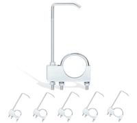 Glarks 1pcs 2-1/2’’ Pince d’échappement universelle plaquée zinc avec accroche, Heavy Duty Exhaust Pipe Hanger Muffler Hanger, Exhaust System Hanger for Most Car Truck Systems