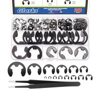 Glarks 211 65mn acier E - grip anneaux combo 14 taille e - grip anneaux e - grip anneaux de retenue avec pinces pour engrenages