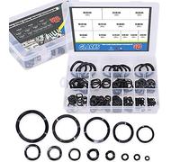 Glarks 320 pcs en acier au carbone de compression de type Wavy vague Crinkle Spring Rondelles Assortiment kit