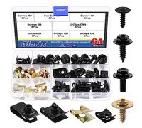 Glarks Assortiment de 72 pièces de 9 tailles différentes pour boulons et écrous de voiture