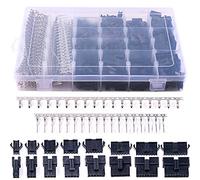 Glarks Assortiment de connecteurs, barrettes et cavaliers standard de circuit imprimé Arduino - Kit d’apprentissage JST SM 2 3 4 5 6 7 8 9