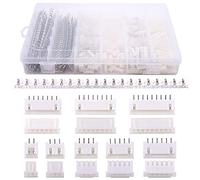 Glarks Assortiment de connecteurs, barrettes et cavaliers standard de circuit imprimé Arduino - Kit d’apprentissage JST-XHP 2 3 4 5 6 7 8 9