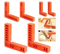 Glarks Lot de 4 pinces d'angle pour travail du bois, cadre photo, boîtes, armoires, G-942, 3''/4''/6''