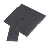 Glarks Lot de 5 coupons de soudure de 5.1x15.2 cm, 0.3 cm d'épaisseur, calibre 11, coupons de soudage cuboïde de 0.3 cm d'épaisseur, convient pour l'arc MIG TIG (5.1x15.2 cm)