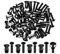 Glarks Lot de 60 vis M5 Jack et tête plate Phillips pour machine à Jacknut - Ancre filetée - Écrou d'expansion