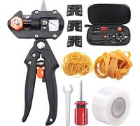 Glarks Sécateur professionnel pour jardin, arbre fruitier, plantes, greffe, outil de coupe avec ruban de greffage en caoutchouc