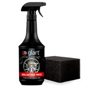Glart 451RK Spray brillance pneus 1000 ml avec éponge - finition satinée - entretien pneus protection UV - ravive noir - pour voiture, camping-car, moto - pour caoutchouc et plastique - fabriqué DE