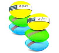 Glart 46PP Set de 6 tampons Microfibre 130×25 mm pour Polissage Manuel - Application Cire, Polish, scellant - Entretien Peinture et Plastique, lavables, réutilisables