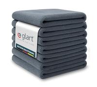 Glart 4747 Set de Serviettes en Microfibre pour Voiture - 7 pièces de 40x40 cm, Non Pelucheux & absorbants - pour Peinture, Verre, Jantes, Tableau de Bord, intérieur, Doux Kit d'entretien pour voitur