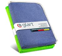 Glart 47TG Set de 2 chiffons microfibres XXL 70×40cm pour séchage de voiture - absorbant, sans peluches, sans rayures - séchage doux après lavage à la main - Marque de qualité allemande