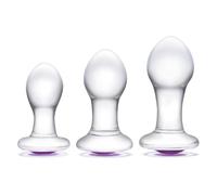 Glas - Bling Bling Glass 3 pc Anal Training Kit