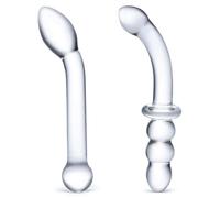 Glas - G-Spot Pleasure Glass Dildo Set 2 pcs