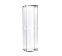 GLAS ITALIA vitrines suspendues HEIGH-HO (HEI01R avec étagère - cristal transparent extralight)