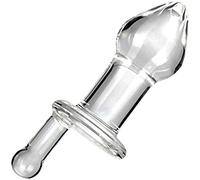 Glas Juicer Plug Anal en Verre Transparent