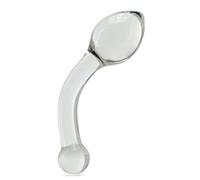 Glas Plug Anal Pure Indulgence Slider en Verre Transparent 18,5 cm