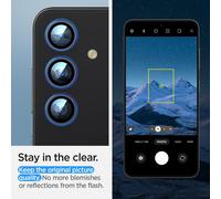 Glas.Tr Ez Fit Optik Pro Protection Caméra Pour Samsung Galaxy S24 Fe,Galaxy S24 Plus,Onyx Noir,2 Pièces,Protection Individuelle,Résistant Aux Rayures,9H Protecteur