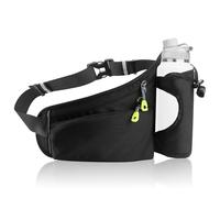 GlasFlength Ceinture de Course Réglable Sac Banane Sport Ajustable avec Deux Compartiments Sacs Banane Running pour Femme & Homme Escalade Randonnée