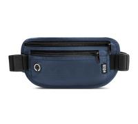 GlasFlength Ceinture de Voyage avec RFID Blocage, Sac Banane pour Femmes et Hommes Imperméable Secrète Sacoche Banane Ajustable Pochette Ceinture pour Passeport Téléphone Carte de Crédit (Bleu Foncé)