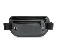 GlasFlength Ceinture de Voyage avec RFID Blocage, Sac Banane pour Femmes et Hommes Imperméable Secrète Sacoche Banane Ajustable Pochette Ceinture pour Passeport Téléphone Carte de Crédit (Gris)