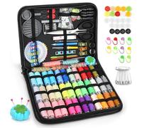 GlasFlength Kit de couture, trousse de couture portable pour adultes débutants, bricolage, maison, voyage, urgence