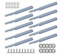 GlasFlength Push to Open Aimant Poussoir Porte Placard Loquet Magnetique, 10 Pièces Tampon Amortisseur Ouvre et Ferme la Porte avec Pression pour la Porte de L'armoire Tiroir Meuble et Placard